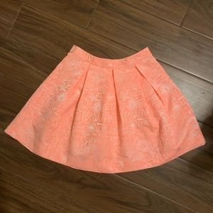 Lilly Pulitzer Peach “Word on the Street” Skirt.